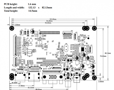 JZ-V53 V1.1 TFT LCD AD Control Board