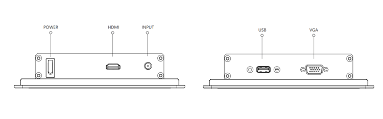 IDP070 7.0inch Industrial Touch Display Monitor  All-aluminum Frame