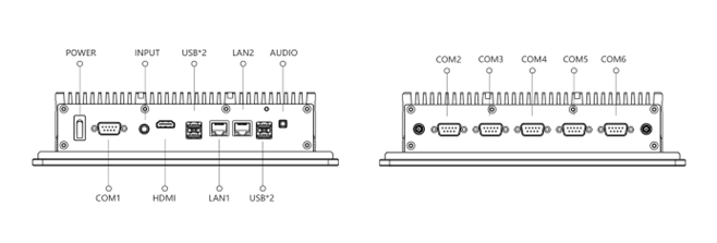 IPA116-C 11.6 inch Ultra-thin All-aluminum Fanless Panel PC