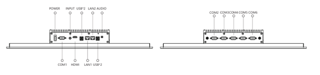 IPA215-C 21.5 inch Ultra-thin All-aluminum Fanless Panel PC