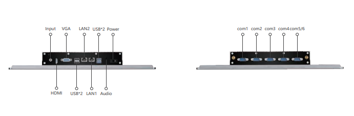 IPA133-A 13.3 " Ultra-thin Full Aluminum Fanless Industrial Panel PC