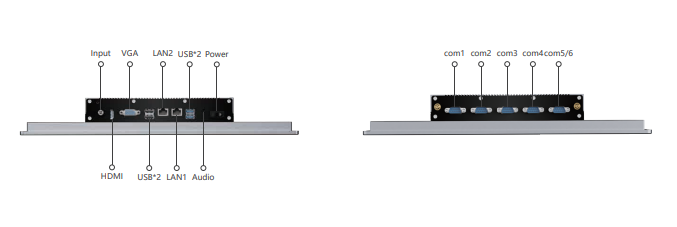 IPA170-A 17.0 inch Ultra-thin Full Aluminum Fanless Industrial Panel PC