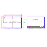 ZW-T101QIHA-01 10.1 inches, 1280X800, 280nits, LVDS, 40pins, full field of view