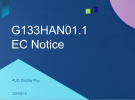 G133HAN01.1 LED driver EC Notice 